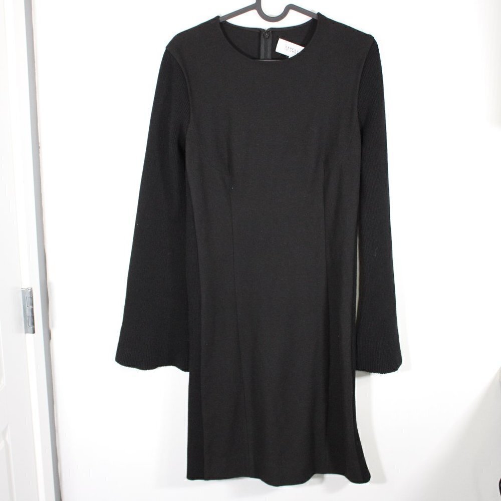 Derek Lam 10 Crosby Mix Media Little Black Dress Size 8
